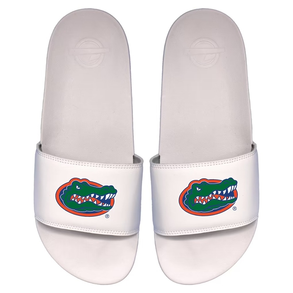 ISlide Mens Florida Gators UF White Slides Sandals Slip Ons Size 3/4 5212744